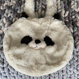 CUTE and Fluffy White Faux Fur Shopper Tote Panda Bag Brand New Without Tags